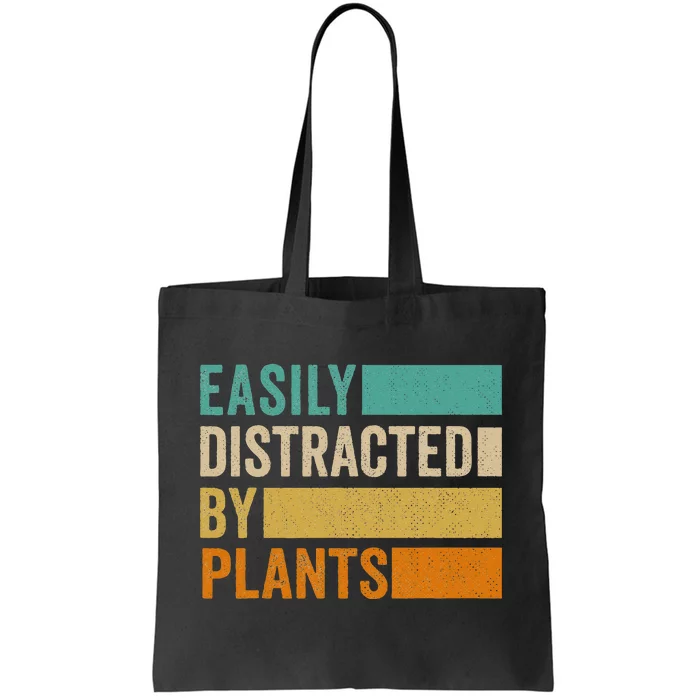 Easily Distracted By Plants Tote Bag