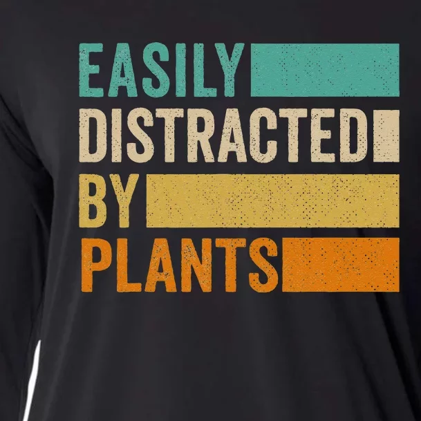 Easily Distracted By Plants Cooling Performance Long Sleeve Crew