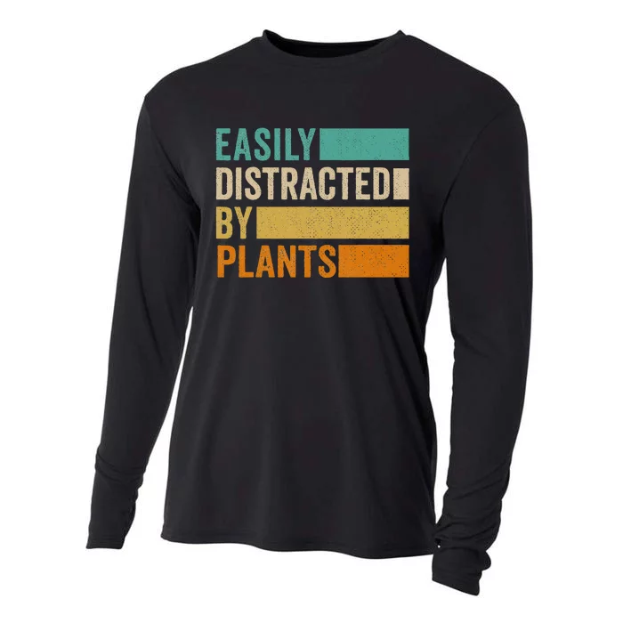 Easily Distracted By Plants Cooling Performance Long Sleeve Crew