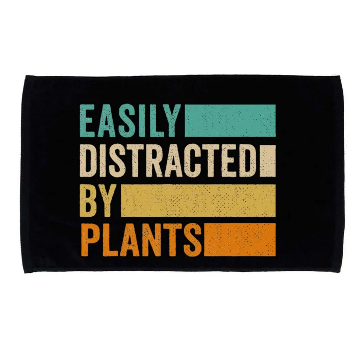 Easily Distracted By Plants Microfiber Hand Towel