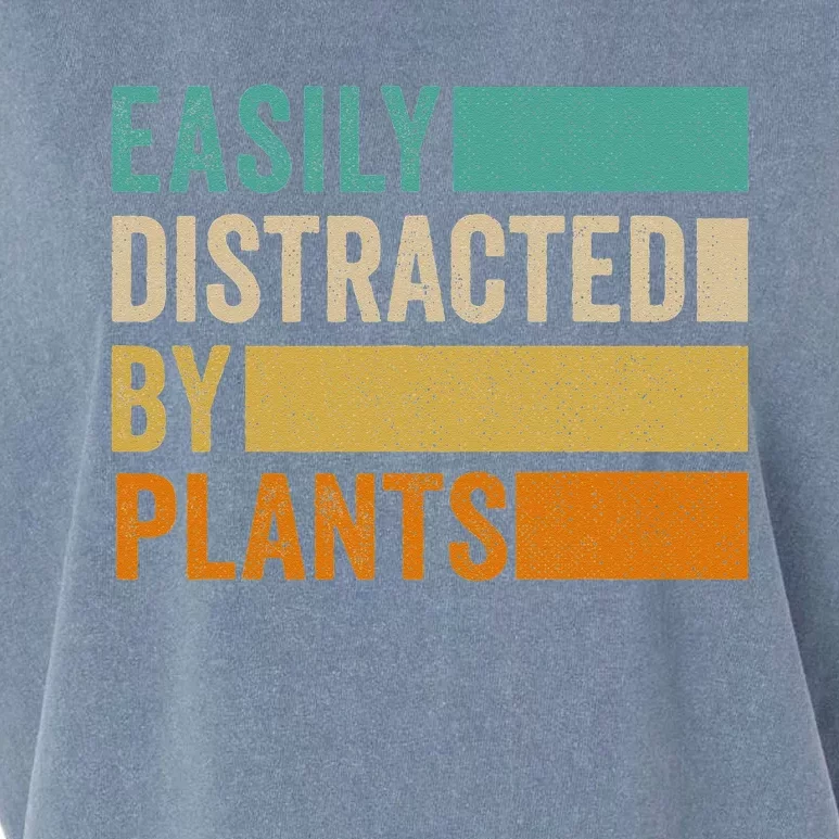 Easily Distracted By Plants Garment-Dyed Women's Muscle Tee