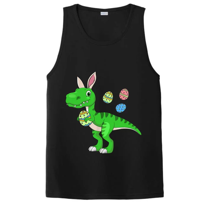 Easter Dinosaur Boy Bunny Easter Basket Stuffers Performance Tank