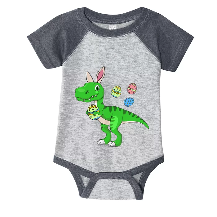 Easter Dinosaur Boy Bunny Easter Basket Stuffers Infant Baby Jersey Bodysuit