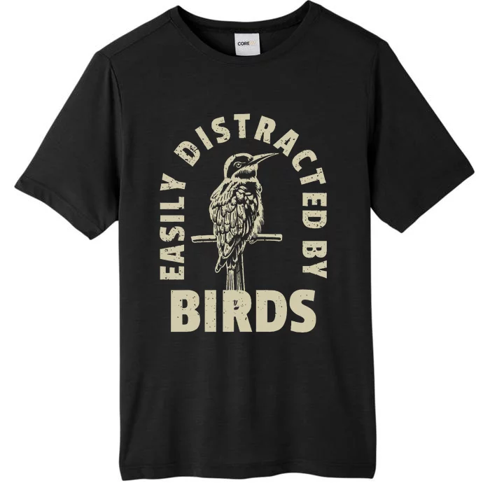 Easily Distracted By Birds ChromaSoft Performance T-Shirt