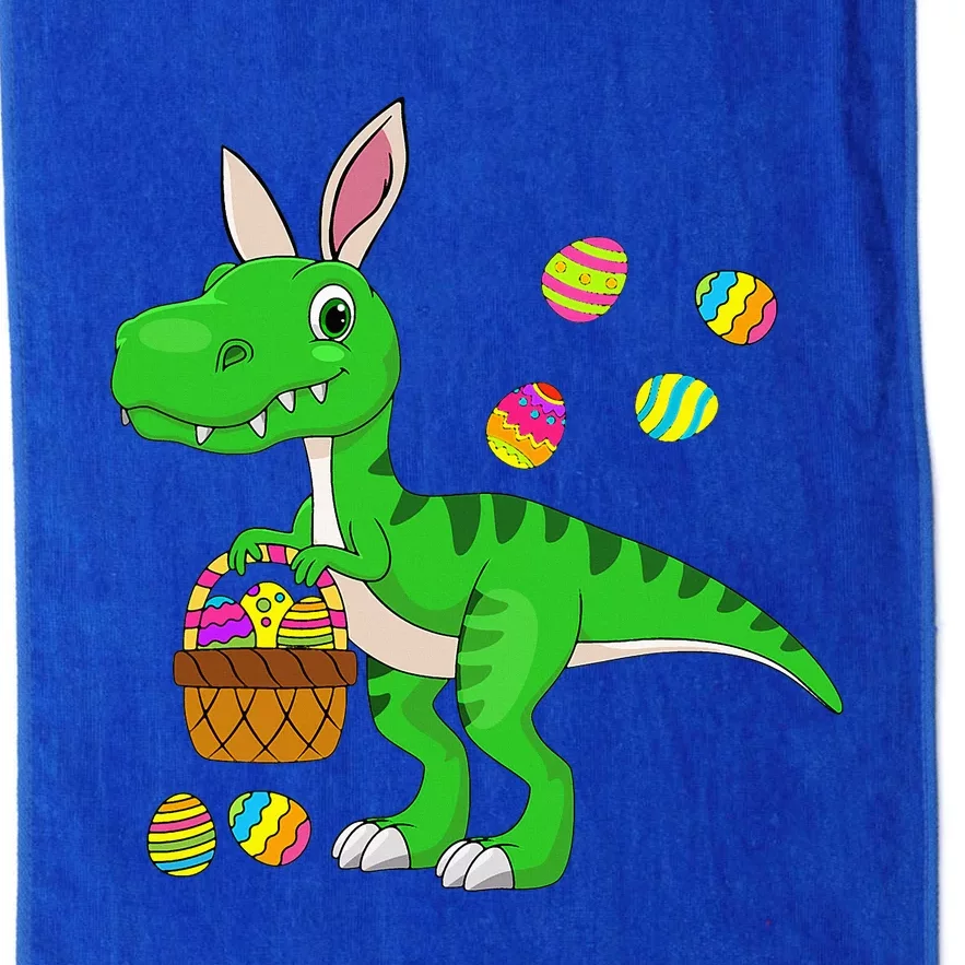 Easter Dinosaur Bunny Ears Easter Basket Stuffers Platinum Collection Golf Towel