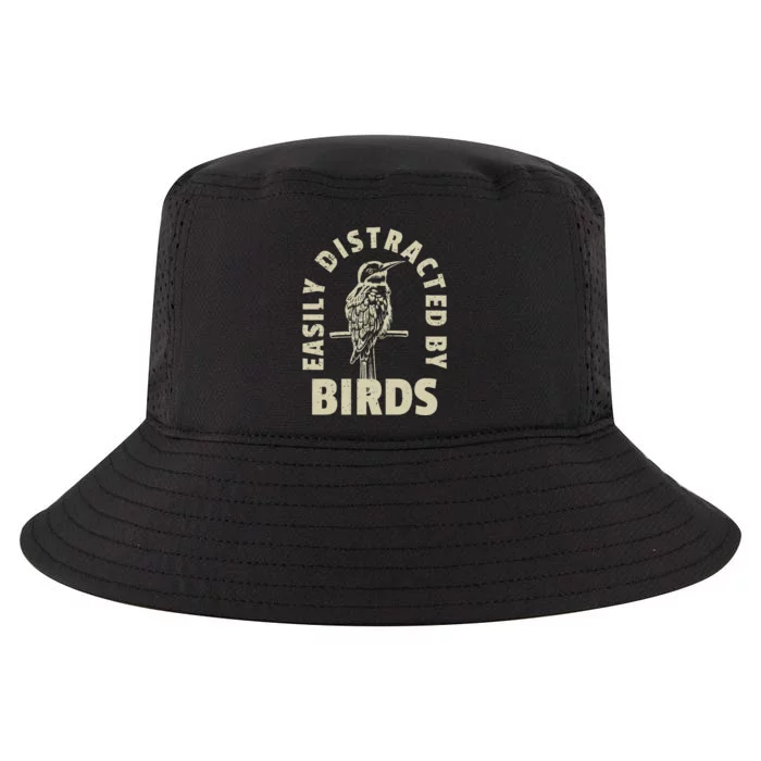 Easily Distracted By Birds Cool Comfort Performance Bucket Hat