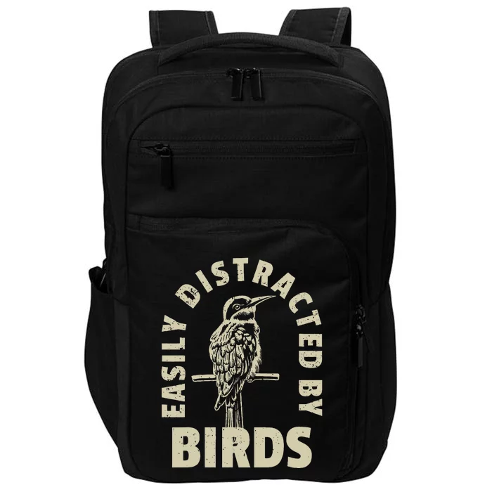 Easily Distracted By Birds Impact Tech Backpack