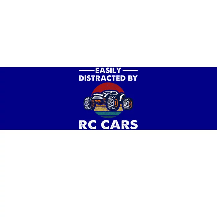 Easily Distracted By RC Cars RC Car Racing Lover Enthusiasts Bumper Sticker