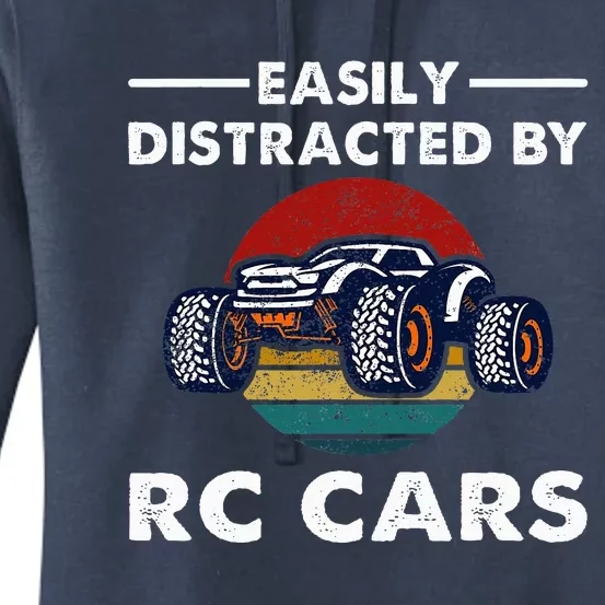 Easily Distracted By RC Cars RC Car Racing Lover Enthusiasts Women's Pullover Hoodie