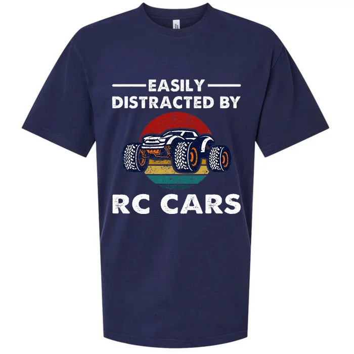 Easily Distracted By RC Cars RC Car Racing Lover Enthusiasts Sueded Cloud Jersey T-Shirt