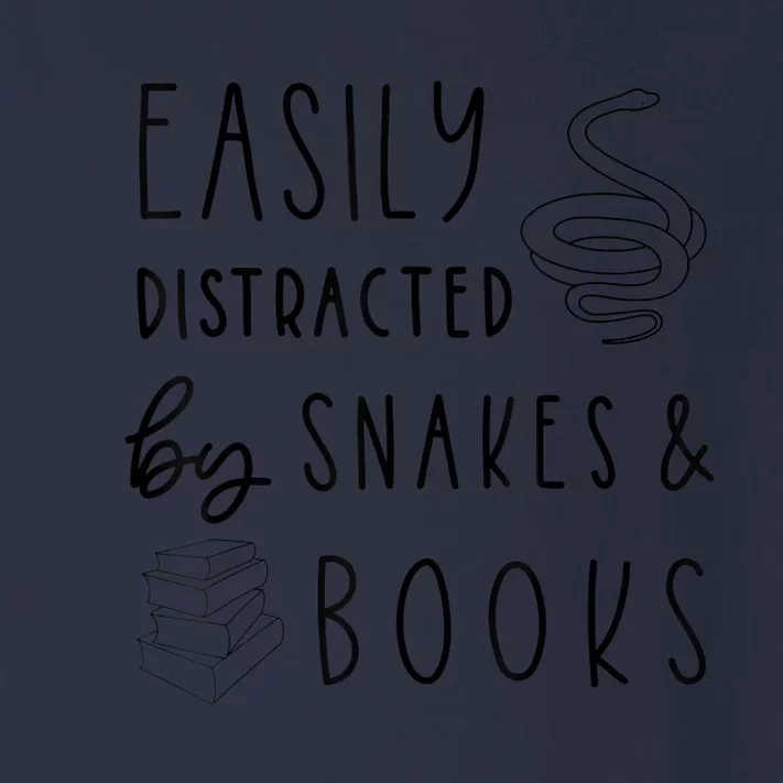 Easily Distracted By Snakes & Book Toddler Long Sleeve Shirt