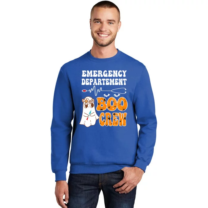 Emergency Departt Boo Crew Er Nurse Halloween Boo Crew Funny Gift Sweatshirt