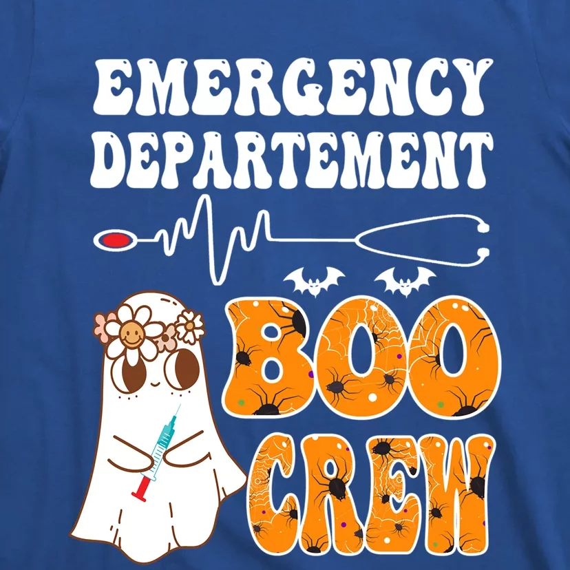 Emergency Departt Boo Crew Er Nurse Halloween Boo Crew Funny Gift T-Shirt