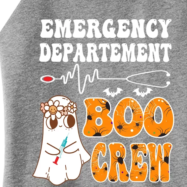 Emergency Departt Boo Crew Er Nurse Halloween Boo Crew Funny Gift Women’s Perfect Tri Rocker Tank