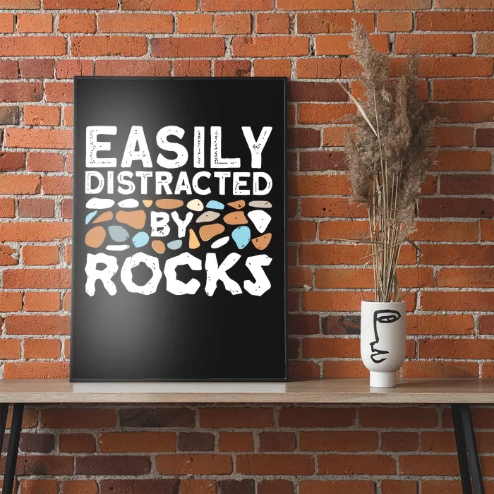 Easily Distracted By Rock Vintage Poster