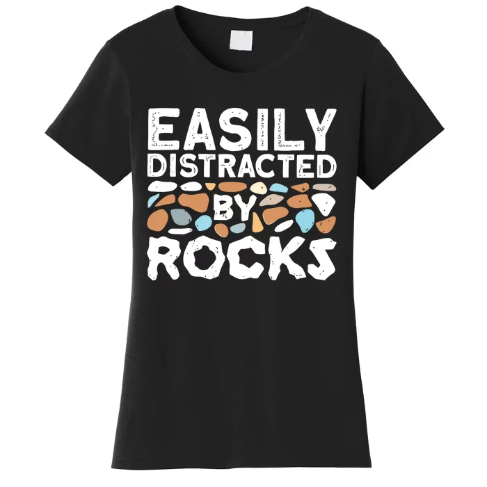 Easily Distracted By Rock Vintage Women's T-Shirt