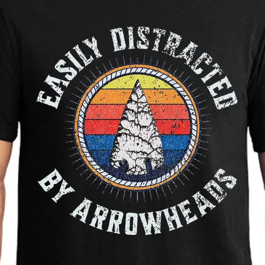 Easily Distracted By Arrowheads Fun Design Pajama Set