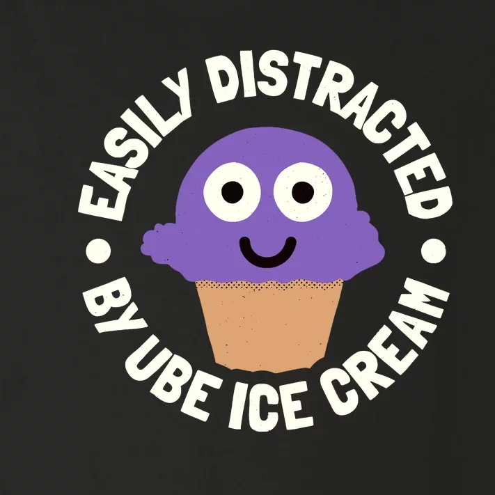 Easily Distracted By Ube Ice Cream Ube Ice Cream Lover Toddler Long Sleeve Shirt