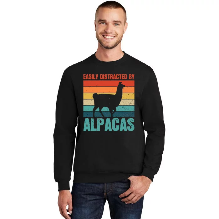 Easily Distracted By Alpacas Design For An Alpaca Fan Sweatshirt