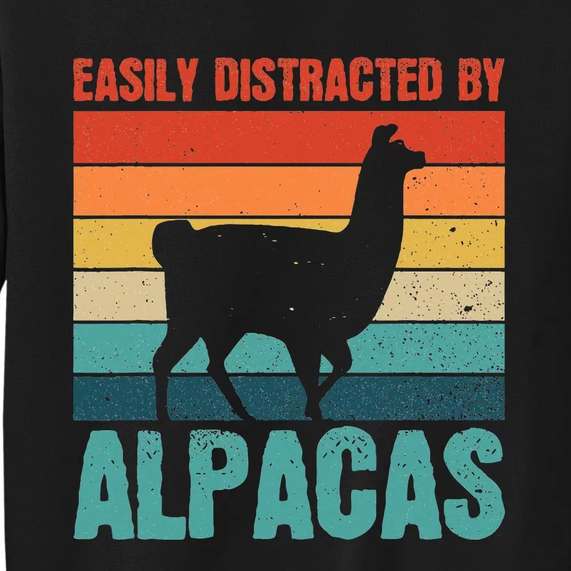 Easily Distracted By Alpacas Design For An Alpaca Fan Sweatshirt