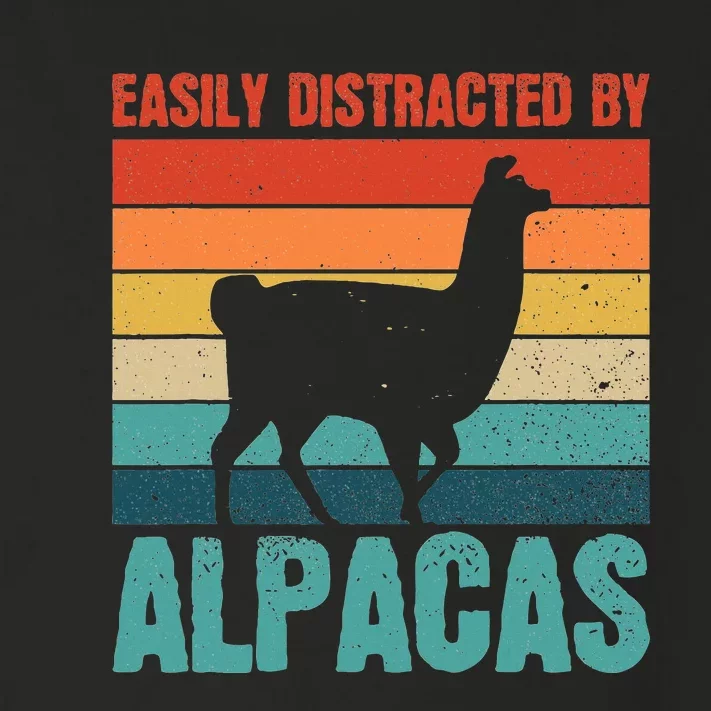 Easily Distracted By Alpacas Design For An Alpaca Fan Toddler Long Sleeve Shirt