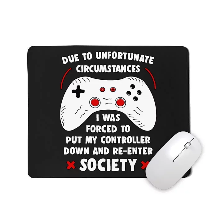 Easily Distracted By Dogs And Horses Mousepad