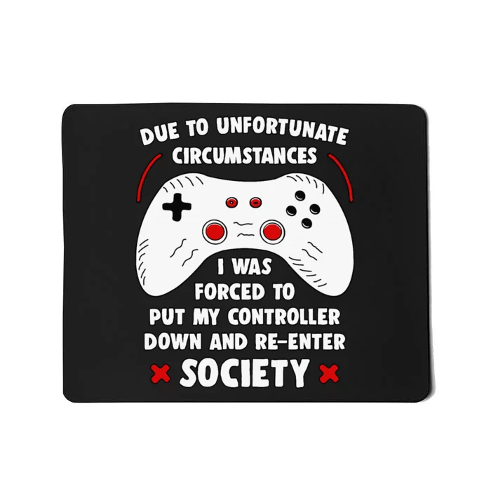 Easily Distracted By Dogs And Horses Mousepad