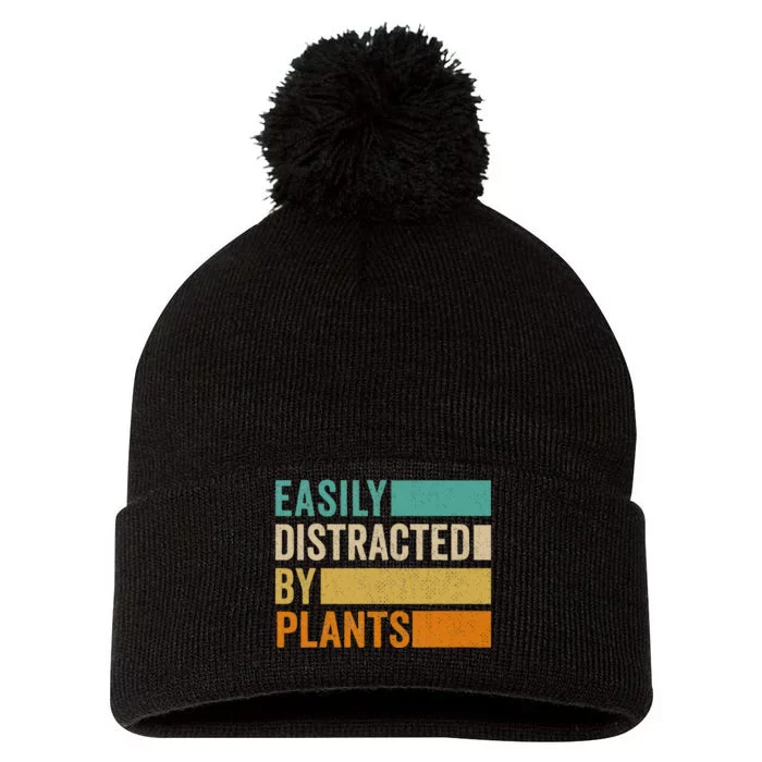 Easily Distracted By Plants Pom Pom 12in Knit Beanie