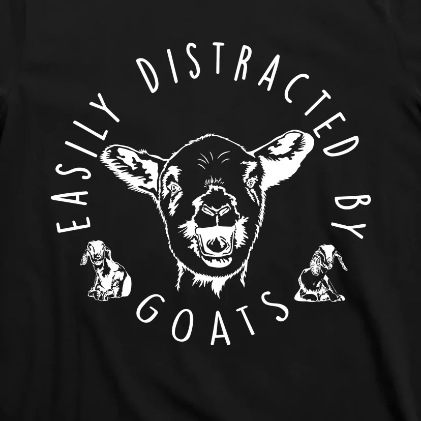 Easily Distracted By Goats T-Shirt