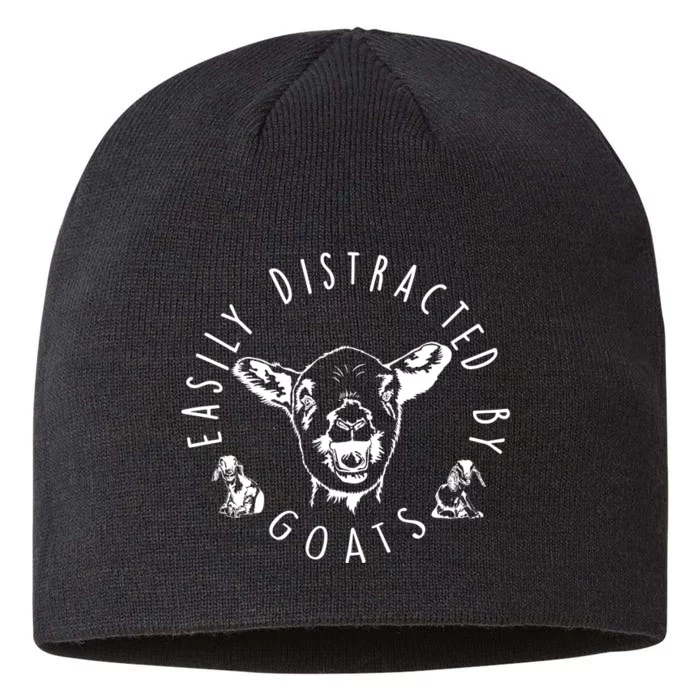 Easily Distracted By Goats 8 1/2in Sustainable Knit Beanie