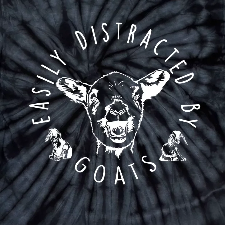 Easily Distracted By Goats Tie-Dye T-Shirt