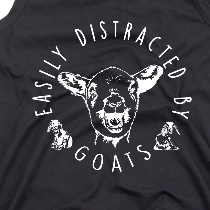 Easily Distracted By Goats Tank Top