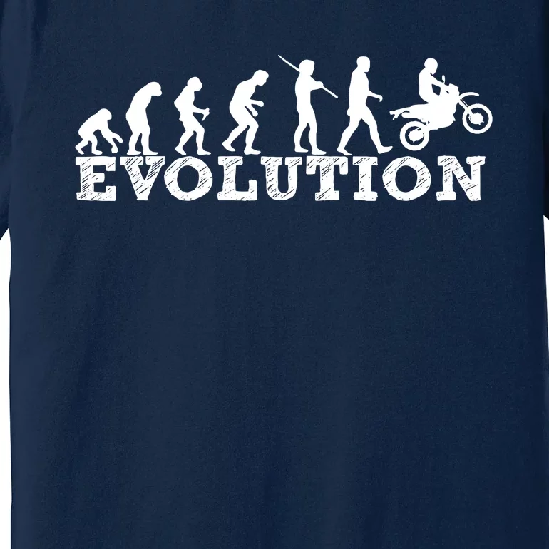 Evolution Dirt Bike Motorcross Premium T-Shirt