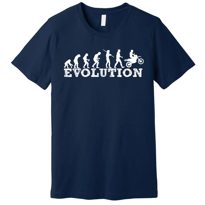 Evolution Dirt Bike Motorcross Premium T-Shirt