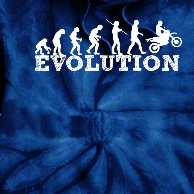 Evolution Dirt Bike Motorcross Tie Dye Hoodie