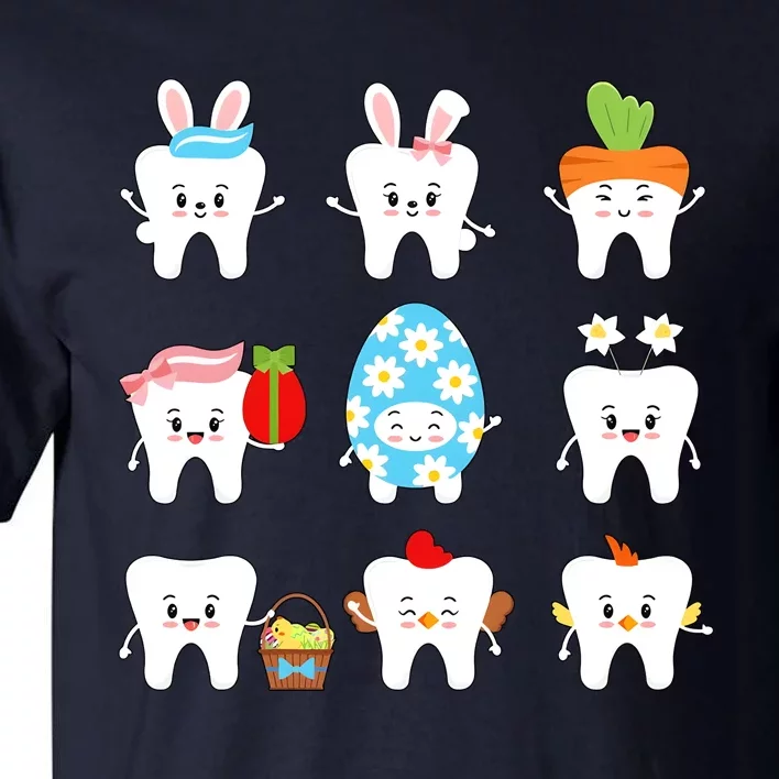 Easter Dentist Bunny Tooth Easter Day Tall T-Shirt