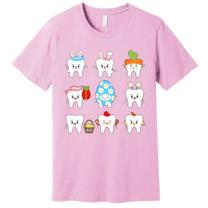 Easter Dentist Bunny Tooth Easter Day Premium T-Shirt