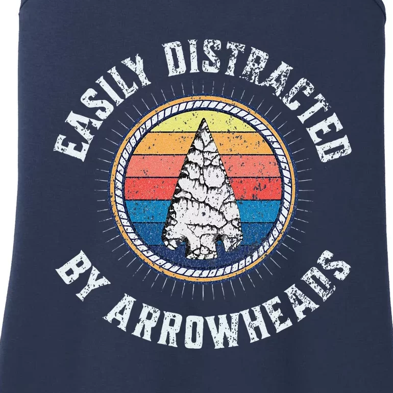 Easily Distracted By Arrowheads Ladies Essential Tank