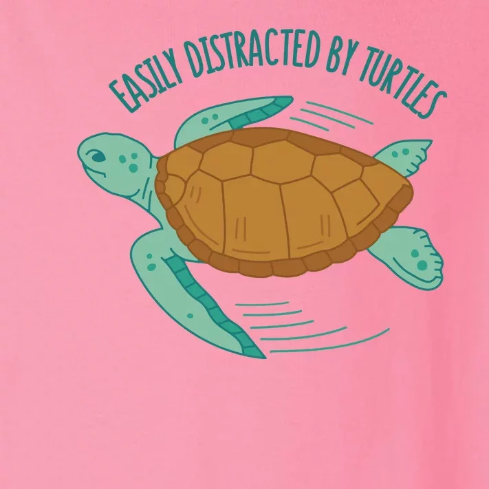 Easily Distracted By Turtles Toddler Long Sleeve Shirt