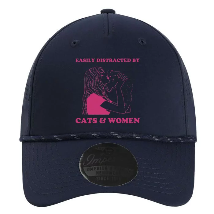 Easily Distracted By Cats And Women Funny For Lesbian Pride Performance The Dyno Cap