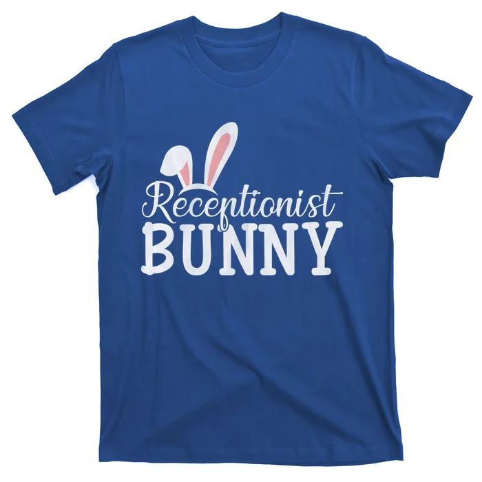 Easter Day Bunny Easter Costume Matching Receptionist Bunny Cool Gift T-Shirt