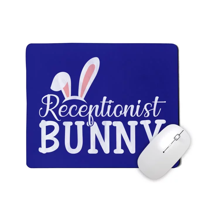 Easter Day Bunny Easter Costume Matching Receptionist Bunny Cool Gift Mousepad