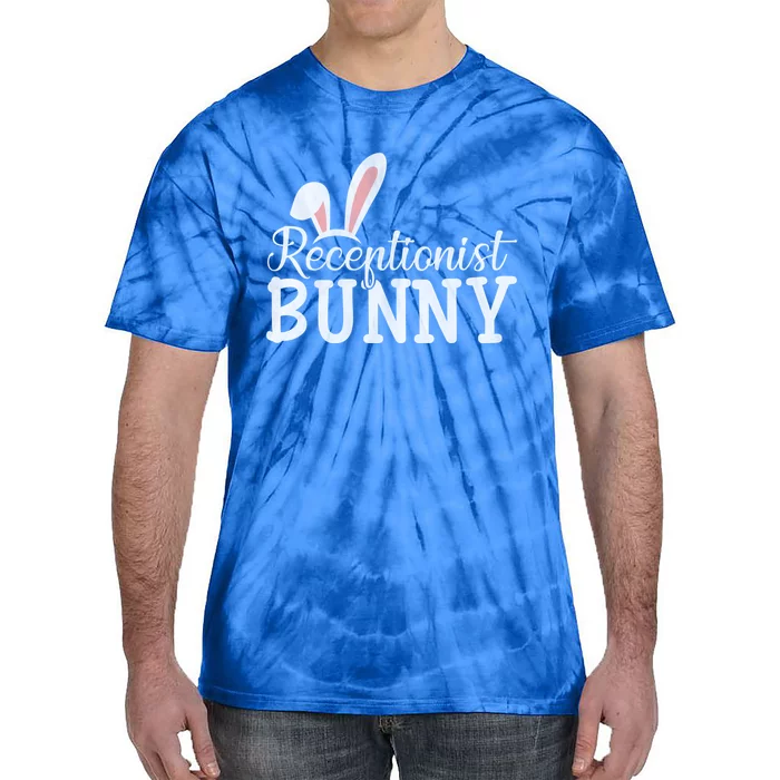 Easter Day Bunny Easter Costume Matching Receptionist Bunny Cool Gift Tie-Dye T-Shirt