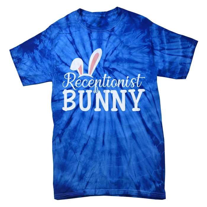 Easter Day Bunny Easter Costume Matching Receptionist Bunny Cool Gift Tie-Dye T-Shirt