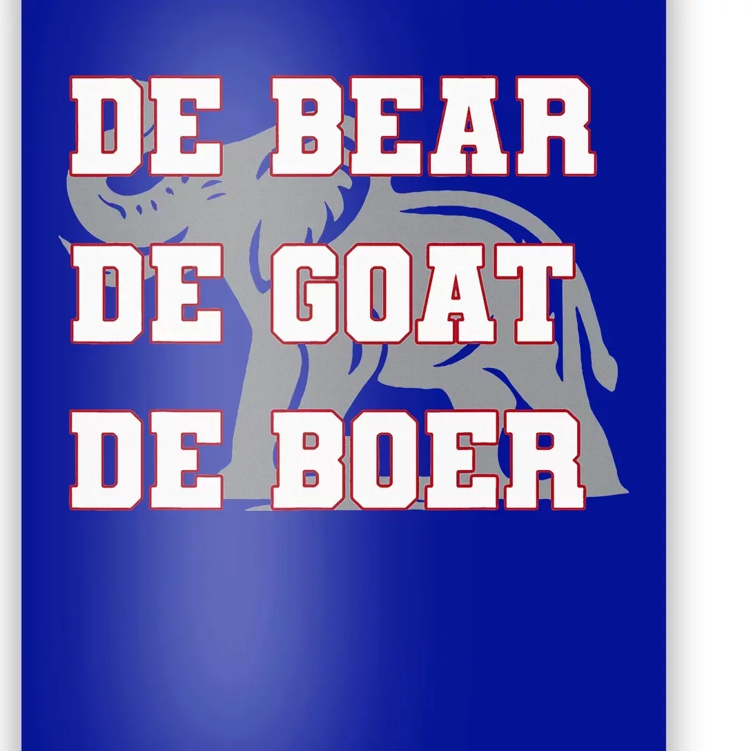 Elephant De Bear De Goat De Boer Poster