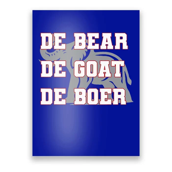 Elephant De Bear De Goat De Boer Poster