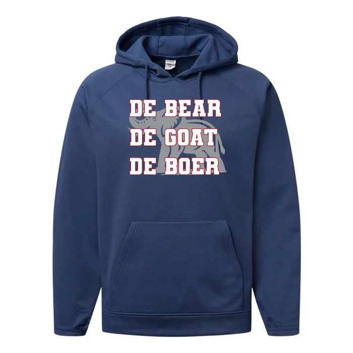 Elephant De Bear De Goat De Boer Performance Fleece Hoodie