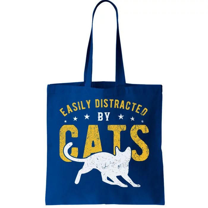 Easily Distracted By Cats Gift Tote Bag