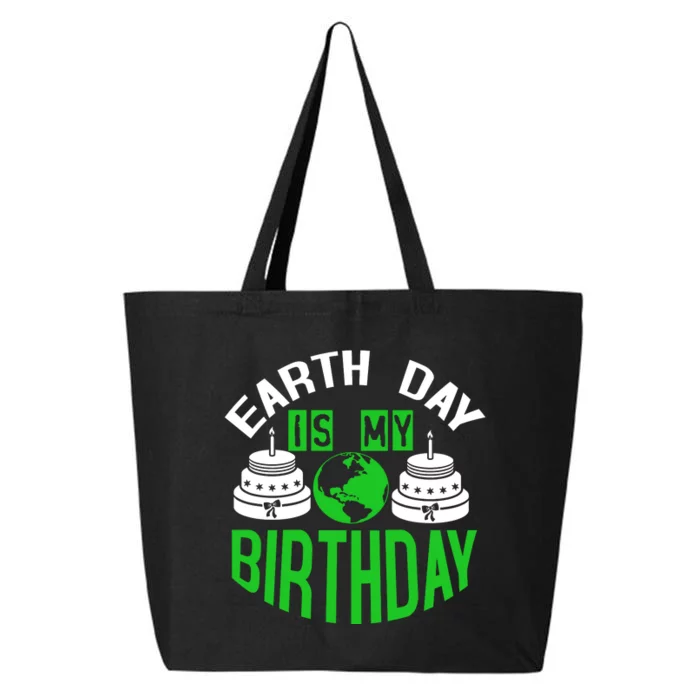 Earth Day Birthday Celebration Graphic 25L Jumbo Tote