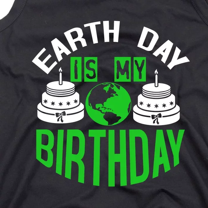 Earth Day Birthday Celebration Graphic Tank Top